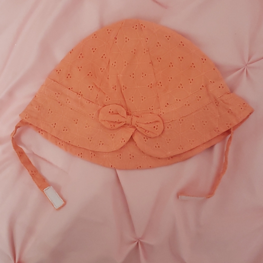 ZARA orange sun hat